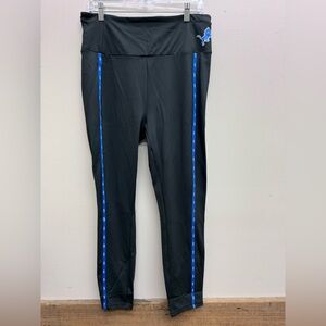 Women's Black Leggings featuring NFL Detroit Lions